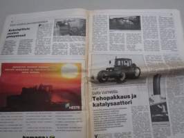 Koneviesti 1990 nr 13 - Belarus T-150K-07 - Linkku, Maatalouskoneiden vuokrasuositukset 1990, Uusi oivallus perunannostoon, Kyntö on tekniikkalaji, ym.