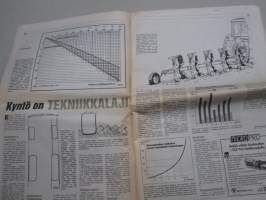 Koneviesti 1990 nr 13 - Belarus T-150K-07 - Linkku, Maatalouskoneiden vuokrasuositukset 1990, Uusi oivallus perunannostoon, Kyntö on tekniikkalaji, ym.