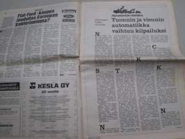 Koneviesti 1990 nr 14 - kesän 1990 vetokilpailut Vaasassa, Fiat-Ford -kauppa jouduttaa Euroopan traktoriunionia?, Agroma Oy:n työkoneille &quot;kattonimi&quot;, ym.