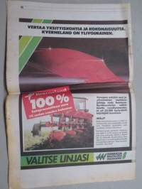 Koneviesti 1990 nr 14 - kesän 1990 vetokilpailut Vaasassa, Fiat-Ford -kauppa jouduttaa Euroopan traktoriunionia?, Agroma Oy:n työkoneille &quot;kattonimi&quot;, ym.