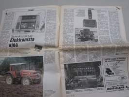 Koneviesti 1990 nr 17 - Same Antares 130 - Elektronista ajoa, Maxpo vakuutti - Maarakennusala voi hyvin, Näyttelykalenteri - Ulkomaiset maatalousnäyttelyt, ym.