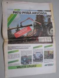 Koneviesti 1990 nr 17 - Same Antares 130 - Elektronista ajoa, Maxpo vakuutti - Maarakennusala voi hyvin, Näyttelykalenteri - Ulkomaiset maatalousnäyttelyt, ym.