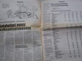 Koneviesti 1990 nr 22 - Kaivurikuormainten varaosien hintahaitari venyy katkeamispisteeseen, Konekentän laidalta -Onko tulossa pöljä päätös?,Ford New Holland 835,ym.