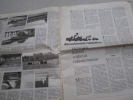 Koneviesti 1993 nr 2 - Hinattava niittomurskain, Konekentän laidalta - Herrojen kiireet sotkevat rekisteröinnin, Kronoksen lapiorullalääkkeet uudistuvat, ym.