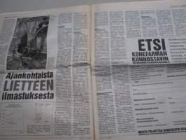 Koneviesti 1993 nr 5 - Kasvintuotannon haasteet, Biodieselin edut rohkaisevat, Välineet ja menetelmät kehittyvät,Konekentän laidalta -Markka laskee,hinnat nousee,ym.