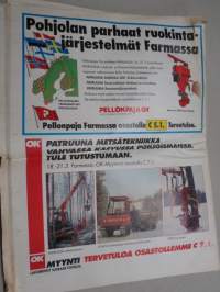 Koneviesti 1993 nr 5 - Kasvintuotannon haasteet, Biodieselin edut rohkaisevat, Välineet ja menetelmät kehittyvät,Konekentän laidalta -Markka laskee,hinnat nousee,ym.