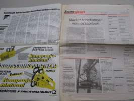 Koneviesti 1993 nr 8 - Markat konekannan kunnossapitoon, Hugo Güldner - Mies ja traktori, Sotien jälkeen tupakankasvatus kannatti, Kourasaha ja kokopuuhake?, ym.