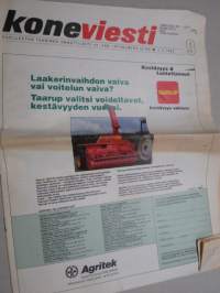 Koneviesti 1993 nr 9 - Yrityksiä kehittämään, &quot;Henkilökohtainen&quot; perunan-istutuskone, Konekentän laidalta - Tekniikalla eroon verottajan mielivallasta, ym.