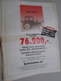 Koneviesti 1993 nr 9 - Yrityksiä kehittämään, &quot;Henkilökohtainen&quot; perunan-istutuskone, Konekentän laidalta - Tekniikalla eroon verottajan mielivallasta, ym.