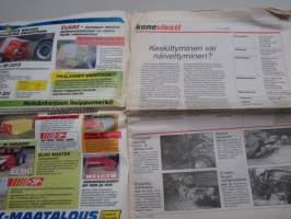Koneviesti 1993 nr 10 - Keskittyminen vai näivettyminen?, Pyöröpaalien käsittely ruokintavaiheessa, Monikäyttöinen paalisilppuri, ym.