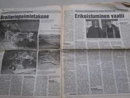 Koneviesti 1993 nr 10 - Keskittyminen vai näivettyminen?, Pyöröpaalien käsittely ruokintavaiheessa, Monikäyttöinen paalisilppuri, ym.