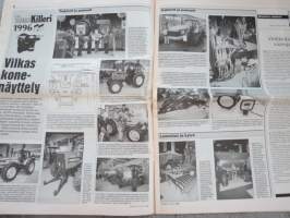 Koneviesti 1996 nr 21 - Renki töihin,Vapolla ja Sisu Traktoreilla yhteistä tuotekehitystä,Kuiva loppukesä pelasti turve-tuotannon,Kaikkea ei tarvitse tehdä itse, ym.