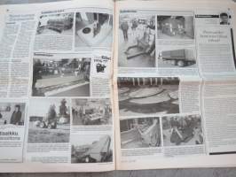 Koneviesti 1996 nr 21 - Renki töihin,Vapolla ja Sisu Traktoreilla yhteistä tuotekehitystä,Kuiva loppukesä pelasti turve-tuotannon,Kaikkea ei tarvitse tehdä itse, ym.
