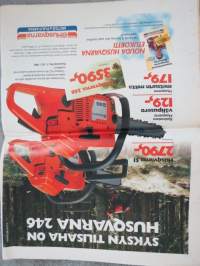 Koneviesti 1996 nr 20 - Investointituet ja ylituotanto, Moottorilumilingot - Seuraava aste lumilapiosta, Konekentän laidalta - Maatalousmaa tuontiruuan vaarassa, ym.