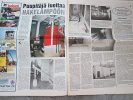 Koneviesti 1996 nr 18 - Pienasiakkaat sähkömarkkinoille, Karjatila 96 Tampereella - Vähän kävijöitä, mutta tyytyväisiä, Konekentän laidalta - Kesän opetukset, ym.