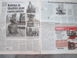 Koneviesti 1996 nr 18 - Pienasiakkaat sähkömarkkinoille, Karjatila 96 Tampereella - Vähän kävijöitä, mutta tyytyväisiä, Konekentän laidalta - Kesän opetukset, ym.