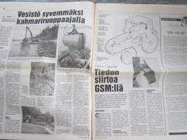 Koneviesti 1996 nr 14 - Sähköveroesitys ei tästä maailmasta, Itävaltalaisen maatalouskonetehtaan vahvuudet - Hinta, laatu ja joustava jakelu, MDW Arcus, ym.