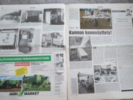 Koneviesti 1996 nr 13 -takaisin kyntöön?,Täydennys kevennetyn muokkauksen koneketjuun,Mansikki 96 Kuopiossa - Luomukoneet hyvin esillä,Ostorenkaat hintavetureina,ym.