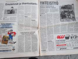 Koneviesti 1996 nr 12 - Täsmäviljely ponnistaa eteenpäin, Mikä on täsmäviljely?, Nivelakselin kunnostus, Monitoimi-traktori, Viljelyrengas kehitti liekitinproton,ym.