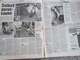Koneviesti 1996 nr 12 - Täsmäviljely ponnistaa eteenpäin, Mikä on täsmäviljely?, Nivelakselin kunnostus, Monitoimi-traktori, Viljelyrengas kehitti liekitinproton,ym.