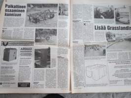 Koneviesti 1996 nr 12 - Täsmäviljely ponnistaa eteenpäin, Mikä on täsmäviljely?, Nivelakselin kunnostus, Monitoimi-traktori, Viljelyrengas kehitti liekitinproton,ym.
