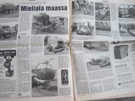 Koneviesti 1996 nr 11 - Elinkelpoisuus ei ole kilpailukyvyn mittari, Kemira Grassland - Mieliala maassa, Agroman konemallisto laajenee - Uusiin länsituotteisiin, ym.