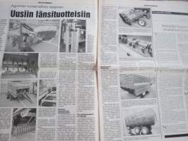 Koneviesti 1996 nr 11 - Elinkelpoisuus ei ole kilpailukyvyn mittari, Kemira Grassland - Mieliala maassa, Agroman konemallisto laajenee - Uusiin länsituotteisiin, ym.