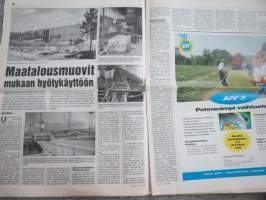 Koneviesti 1996 nr 11 - Elinkelpoisuus ei ole kilpailukyvyn mittari, Kemira Grassland - Mieliala maassa, Agroman konemallisto laajenee - Uusiin länsituotteisiin, ym.