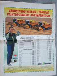 Koneviesti 1996 nr 11 - Elinkelpoisuus ei ole kilpailukyvyn mittari, Kemira Grassland - Mieliala maassa, Agroman konemallisto laajenee - Uusiin länsituotteisiin, ym.