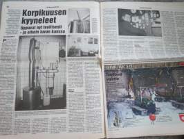 Koneviesti 1996 nr 6 - Huroo, pitkiä pellavia!, Hauhon heinäpäivät - Laadukkaan kuivaheinän kysyntä kasvaa jatkuvasti, JF kiri Lelyn rinnalle, ym.