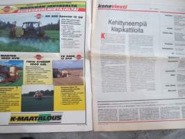 Koneviesti 1996 nr 2 - Kehittyneempiä klapikattiloita, Pintavialliset elementit kierrätykseen - Ylioppilaskylästä lietesäiliöksi, Avant ruuvikääntäjä, ym.