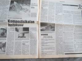 Koneviesti 1996 nr 2 - Kehittyneempiä klapikattiloita, Pintavialliset elementit kierrätykseen - Ylioppilaskylästä lietesäiliöksi, Avant ruuvikääntäjä, ym.