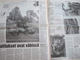 Koneviesti 1996 nr 2 - Kehittyneempiä klapikattiloita, Pintavialliset elementit kierrätykseen - Ylioppilaskylästä lietesäiliöksi, Avant ruuvikääntäjä, ym.