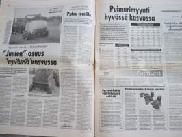 Koneviesti 1997 nr 22 - Omat ja yhteiset asiat kuntoon, Agrolux MRT 3975 AX - Sopii myös matalakyntöön, Puimurimyynti hyvässä kasvussa, Viljelytekniikka, ym.