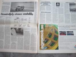 Koneviesti 1997 nr 22 - Omat ja yhteiset asiat kuntoon, Agrolux MRT 3975 AX - Sopii myös matalakyntöön, Puimurimyynti hyvässä kasvussa, Viljelytekniikka, ym.