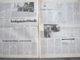 Koneviesti 1997 nr 20 - Kalkkia vai neutralointikykyä?, Kostea kalkki peltoon - Keskipakolevittimellä, Kalkitus on myös lannoitusta, Kasvu-kunnosta ei tingitä, ym.