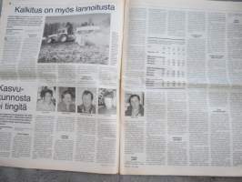 Koneviesti 1997 nr 20 - Kalkkia vai neutralointikykyä?, Kostea kalkki peltoon - Keskipakolevittimellä, Kalkitus on myös lannoitusta, Kasvu-kunnosta ei tingitä, ym.