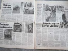 Koneviesti 1997 nr 18 -  Perhemetsätaloudella edessä neuvolapäivä, JF Tuhti 125-tarkkussilppurivaunu, John Deere SE, Zetor 41-sarja, Karjatalous, ym.