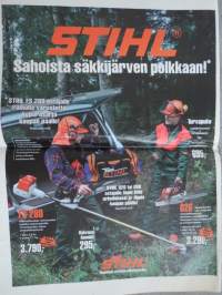 Koneviesti 1997 nr 18 -  Perhemetsätaloudella edessä neuvolapäivä, JF Tuhti 125-tarkkussilppurivaunu, John Deere SE, Zetor 41-sarja, Karjatalous, ym.