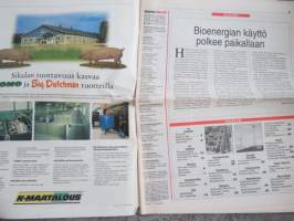 Koneviesti 1997 nr 17 - Bioenergian käyttö polkee paikallaan,Raskas äes koville maille,EM-vetokisat Saksassa, SM-kynnöt kiteellä,Luomu, tarkastettua maanviljelyä,ym.