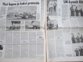 Koneviesti 1997 nr 17 - Bioenergian käyttö polkee paikallaan,Raskas äes koville maille,EM-vetokisat Saksassa, SM-kynnöt kiteellä,Luomu, tarkastettua maanviljelyä,ym.