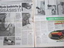 Koneviesti 1997 nr 17 - Bioenergian käyttö polkee paikallaan,Raskas äes koville maille,EM-vetokisat Saksassa, SM-kynnöt kiteellä,Luomu, tarkastettua maanviljelyä,ym.