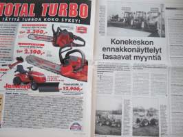 Koneviesti 1997 nr 17 - Bioenergian käyttö polkee paikallaan,Raskas äes koville maille,EM-vetokisat Saksassa, SM-kynnöt kiteellä,Luomu, tarkastettua maanviljelyä,ym.