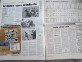 Koneviesti 1997 nr 15 - Takuukeskus ohoi!, Peto jyrsimeksi - Eipä uskoisi ellei näkisi, Katsojat ja kisaajat kyselivät, mistä virtaa vetourheiluun, ym.