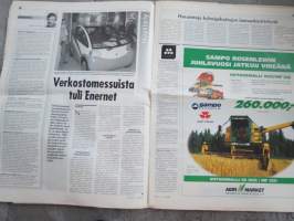 Koneviesti 1997 nr 15 - Takuukeskus ohoi!, Peto jyrsimeksi - Eipä uskoisi ellei näkisi, Katsojat ja kisaajat kyselivät, mistä virtaa vetourheiluun, ym.