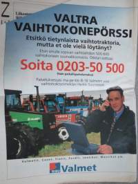 Koneviesti 1997 nr 15 - Takuukeskus ohoi!, Peto jyrsimeksi - Eipä uskoisi ellei näkisi, Katsojat ja kisaajat kyselivät, mistä virtaa vetourheiluun, ym.