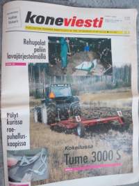 Koneviesti 1997 nr 11 - Traktorikauppa kasvaa, riittääkö myytävää?, Tume 3000S -lapioullaäes - Monikäyttöäes, Xintai 140 Diesel - Kiinalainen juttu, ym.