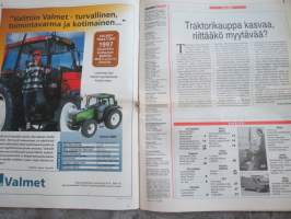 Koneviesti 1997 nr 11 - Traktorikauppa kasvaa, riittääkö myytävää?, Tume 3000S -lapioullaäes - Monikäyttöäes, Xintai 140 Diesel - Kiinalainen juttu, ym.