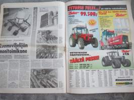 Koneviesti 1997 nr 11 - Traktorikauppa kasvaa, riittääkö myytävää?, Tume 3000S -lapioullaäes - Monikäyttöäes, Xintai 140 Diesel - Kiinalainen juttu, ym.