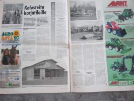 Koneviesti 1997 nr 11 - Traktorikauppa kasvaa, riittääkö myytävää?, Tume 3000S -lapioullaäes - Monikäyttöäes, Xintai 140 Diesel - Kiinalainen juttu, ym.
